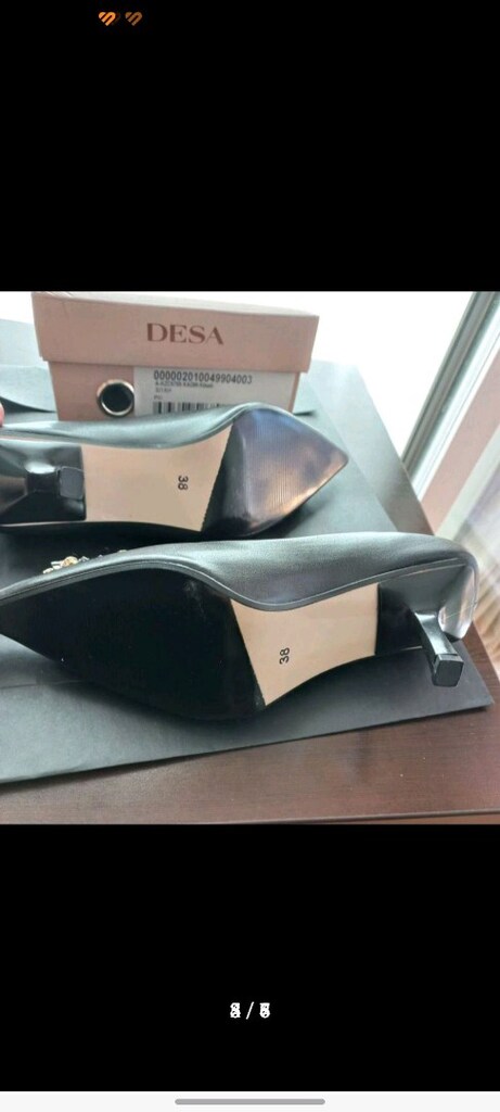 DESA abiye ayakkabı çanta 38 numara yeni - 3