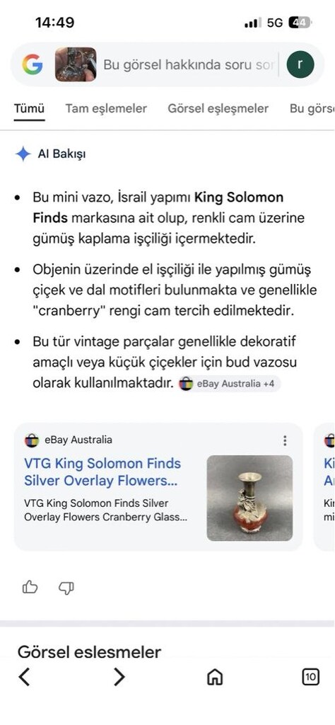 koleksiyonluk mini vazo king Solomon - 7