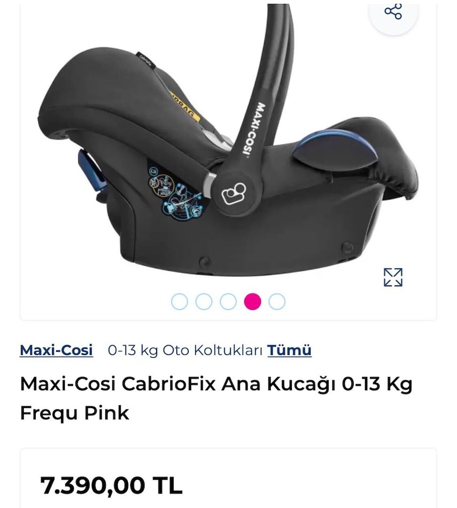 MAKSİ COSİ CABRİOFİX Oto koltuğu ana kucağı - 4