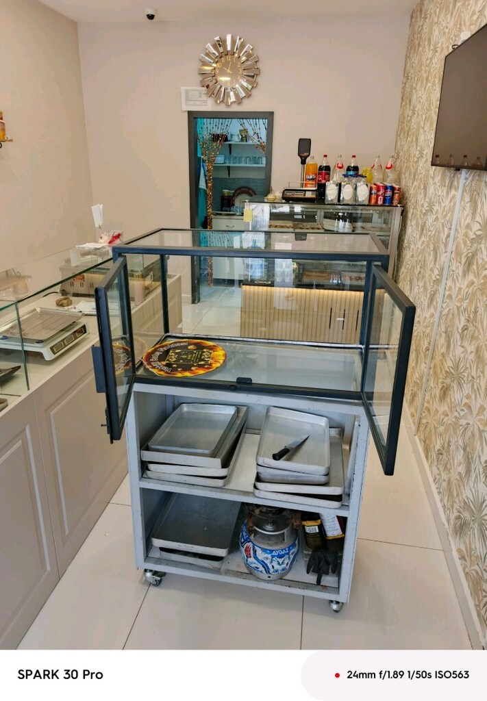 tatlı arabası tekerlekli seyyar iki parça - 3