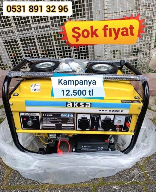 Aksa marka Jeneratör Acıl satılık