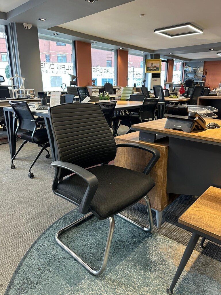KLAS OFİS ÜSKÜDAR 160X75 EKO CEVİZ MAKAM SETİ SIFIR - 3