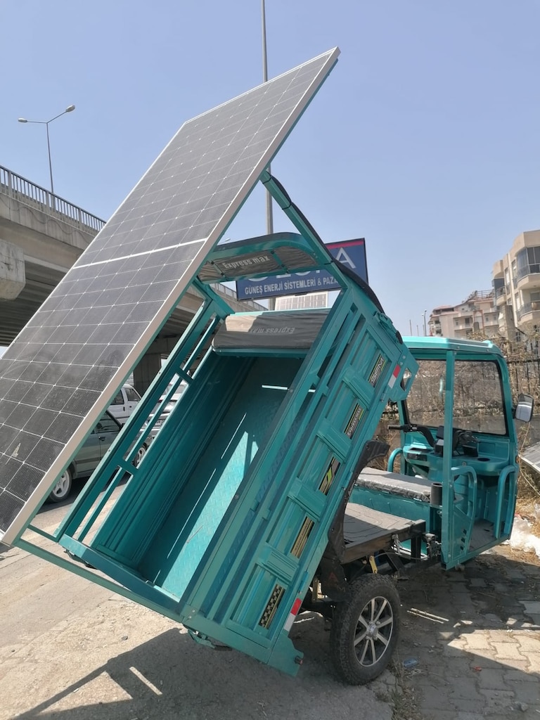 Güneş Pnelli, Lityum Akülü Güçlü Elektrikli Yük Motoru - 2