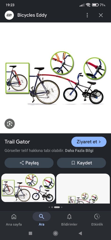 TRAİL GATOR çocuk bisikleti çekme aparatı. ender bulunur yurtdışından - 10