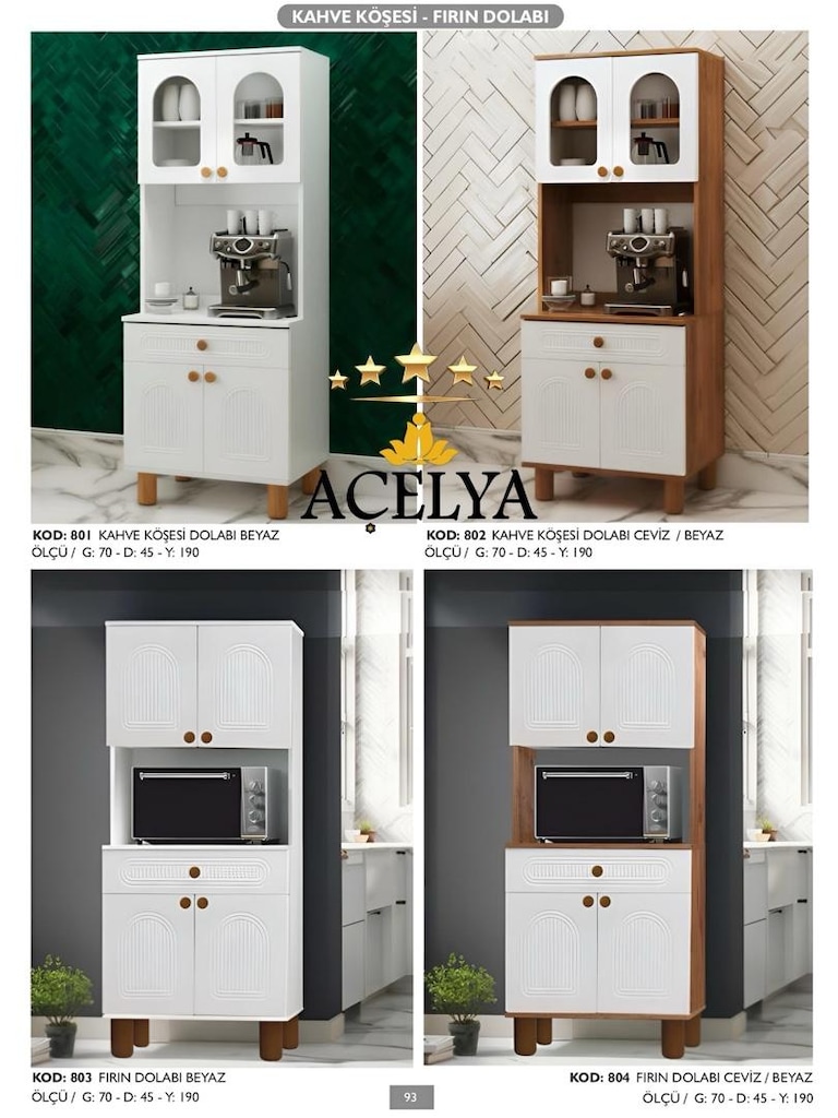 Kahve Köşesi Beyaz Veya Atlantik Çam - 4