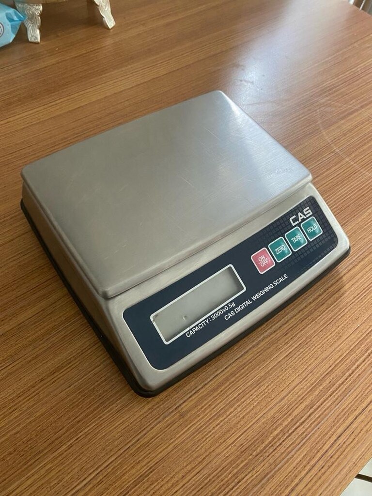 TEMİZ CAS MARKA PASLANMAZ 3KG TARTI - 2
