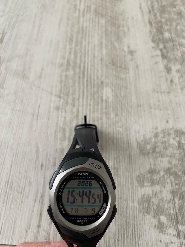 casio STR-300 kol saati temiz satılık 10 yıllık pil ömrü - 4