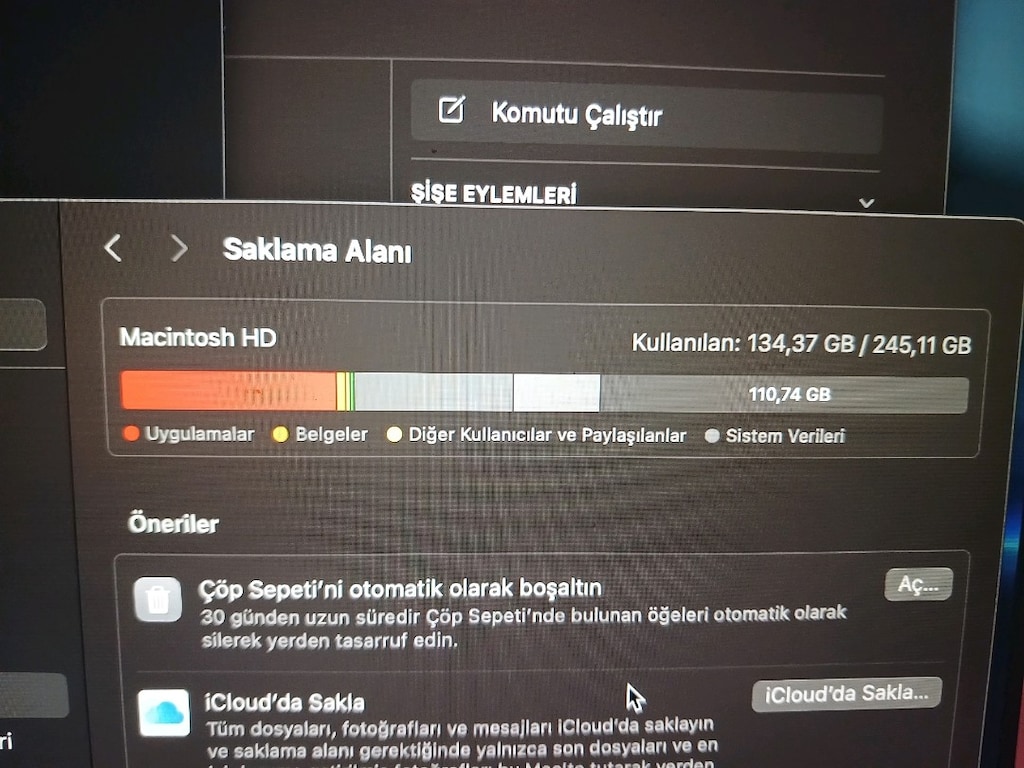 Tertemiz Macbook Air m2 - 8