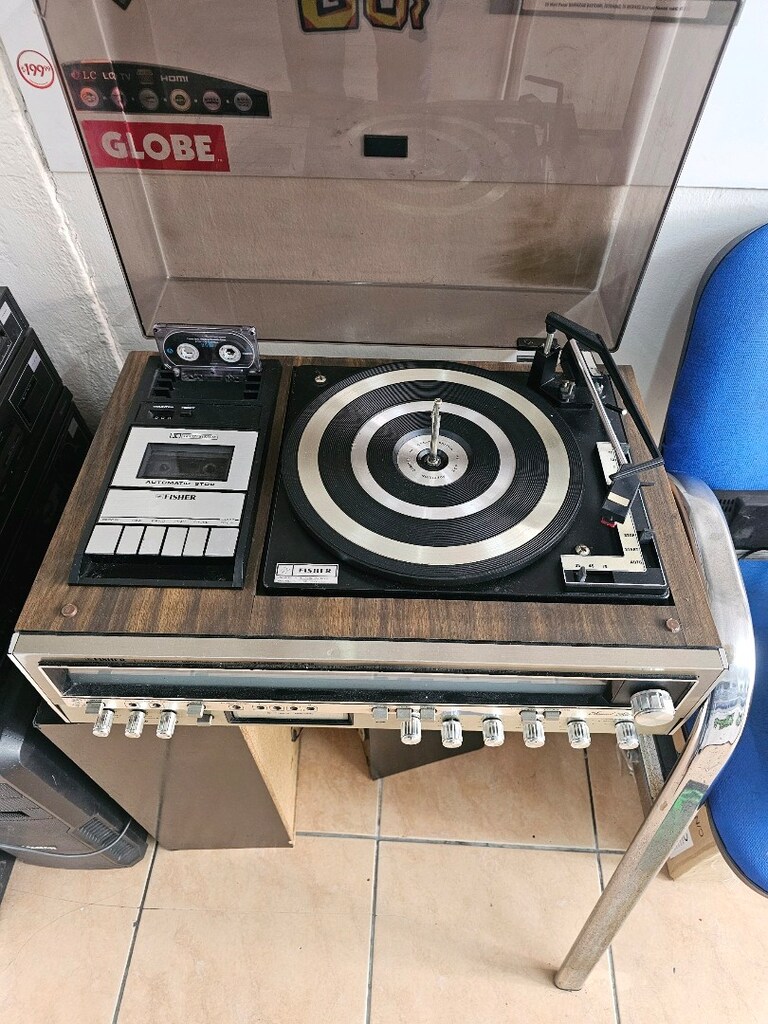 Fisher MC-3160 radyo amfi pikap kaset ve 8 trak kaset - 2