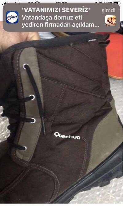 QUECHA marka kar kışlık bot arpena 100 warm outdoor erkek ayakkabı bah