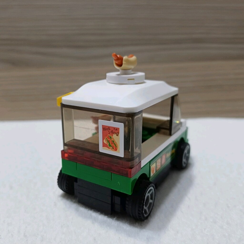 Çek-Bırak Motorlu Hot Dog / Sosisli Aracı Yapı Seti - 6