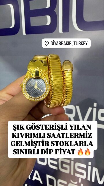 BVLGARİ MARKA KADIN SAATİ