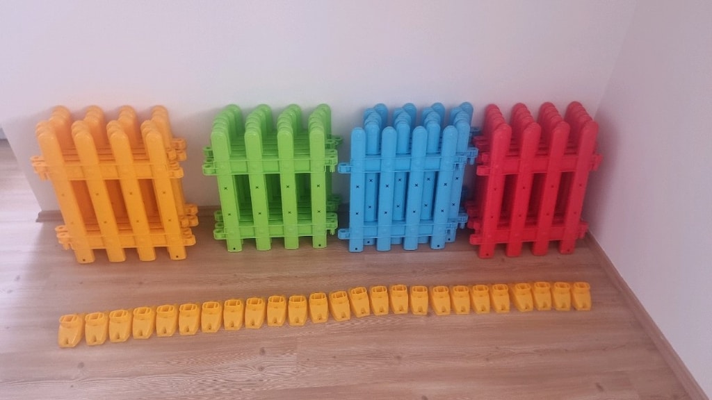 Plastik Oyun alanı Çiti ve Mat