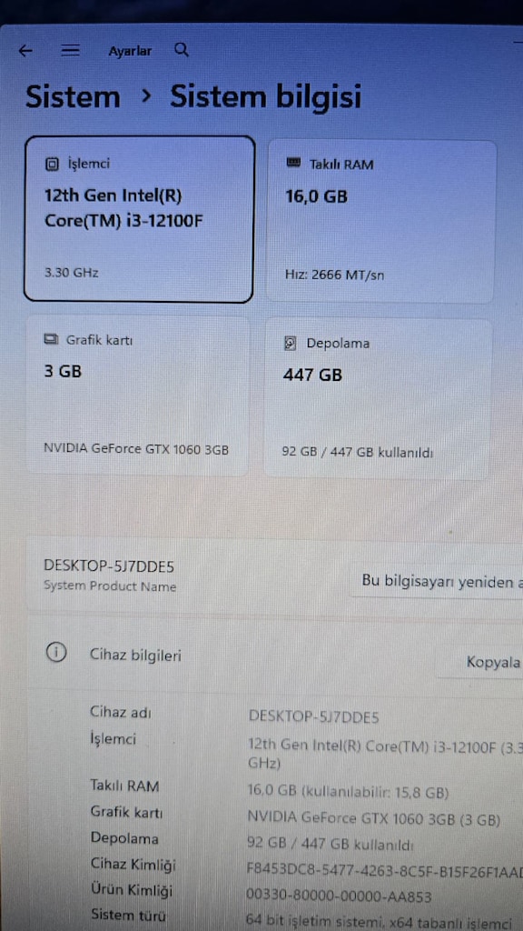 i3 12100F FİYAT PERFORMANS OYUNCU KASASI - 3