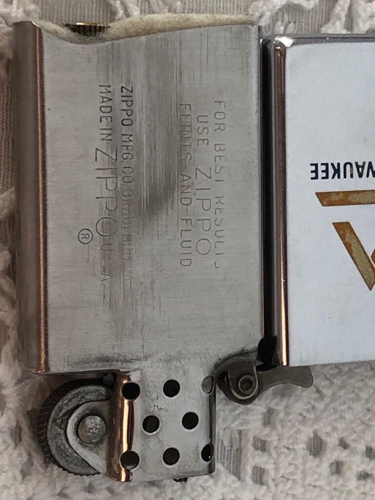 1981 üretim slim kasa orijinal benzinli zippo - 5