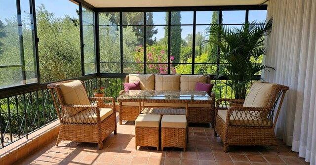 Rattan Bahçe Balkon Mobilya Oturmagrubu