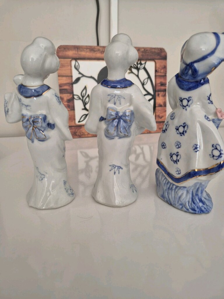 vintage 3 adet biblo - 6