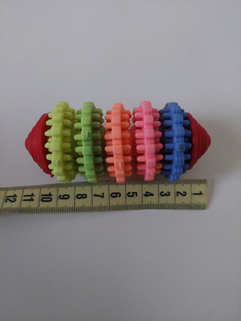 Renkli hareketli diş kaşıma oyuncağı - 5