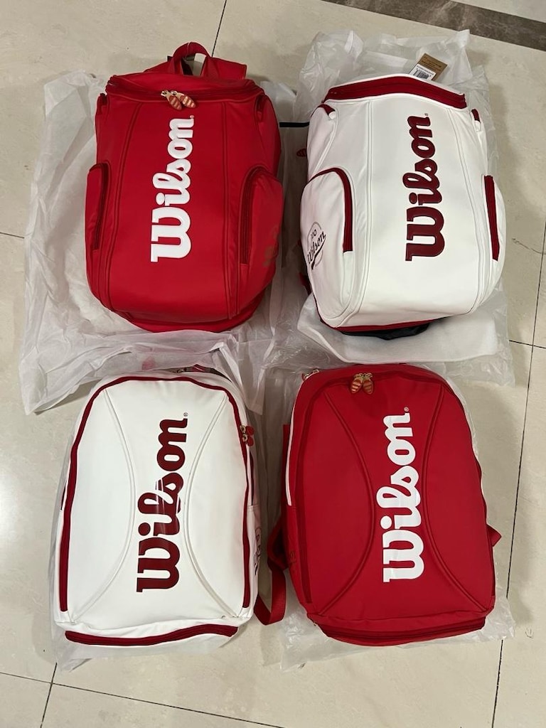 Wilson Beyaz 2’li tenis , limited Çanta - 7