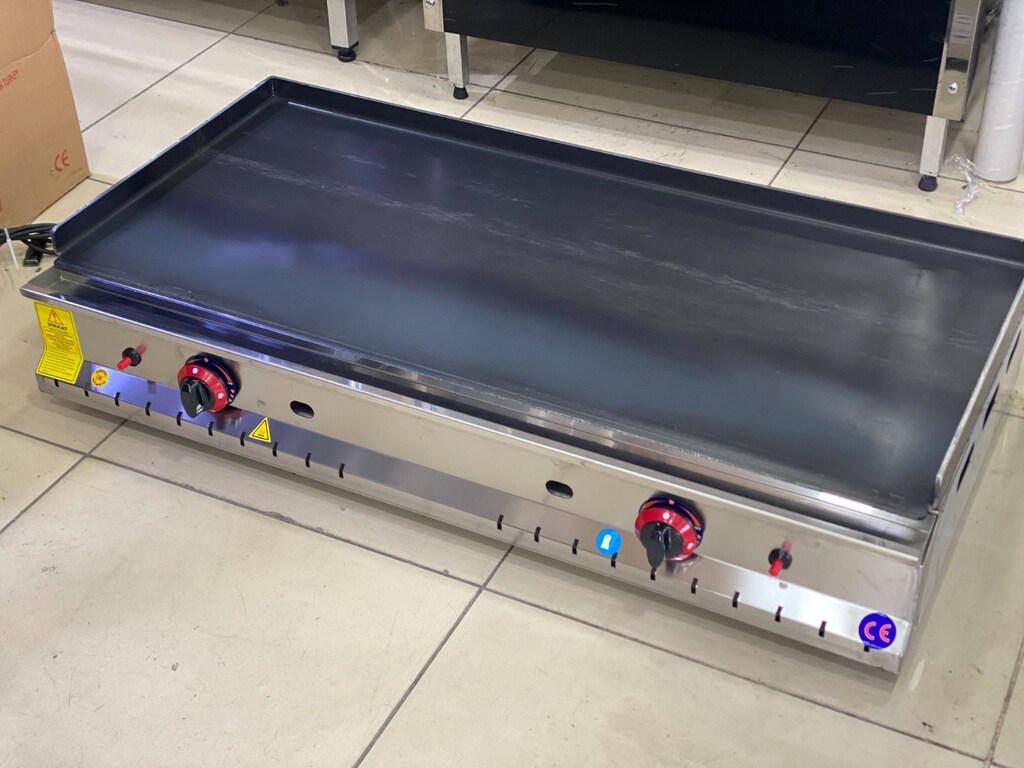 ÖZEL ÜRETİM 100X60 GENİŞ PLEYT PLATE SAC IZGARA ELEKTRİKLİ - TÜP - 3