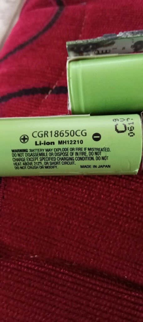 Lityuml Batarya Japon Malı CGR 18650 CG - 3