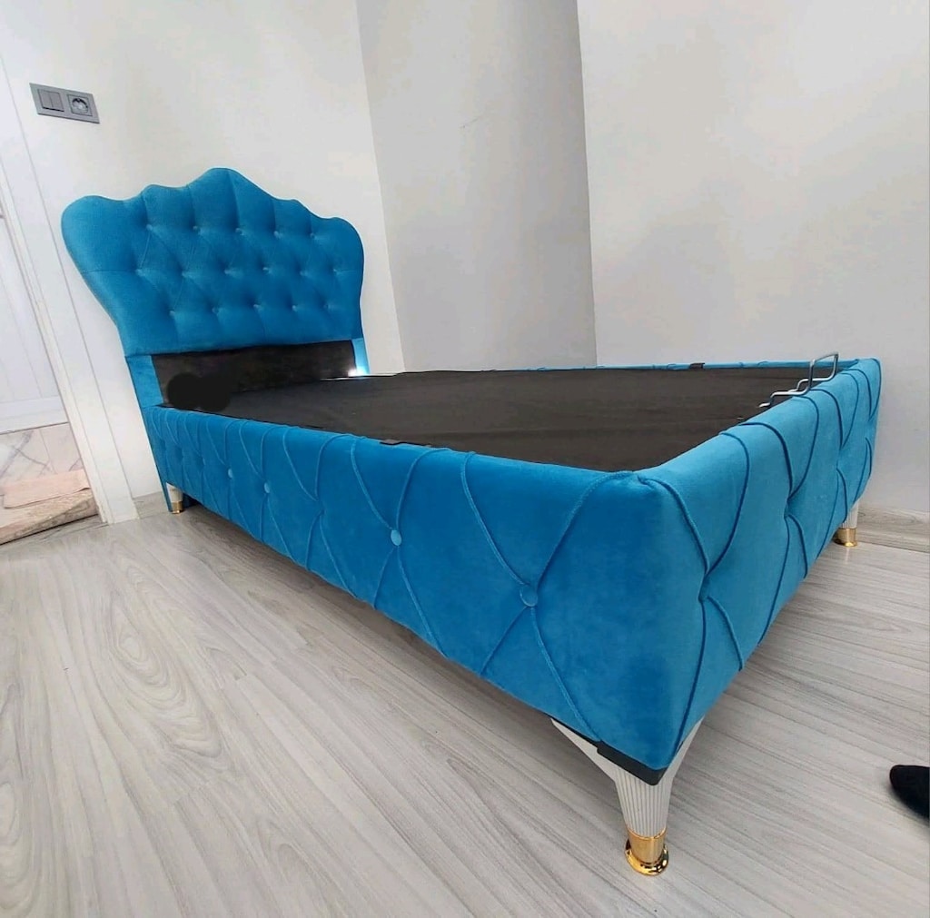RENK RENK 90X190 BAZA BAŞLIK YATAK. KAPIDA ÖDEME ÜCRETSİZ TESLİM - 10