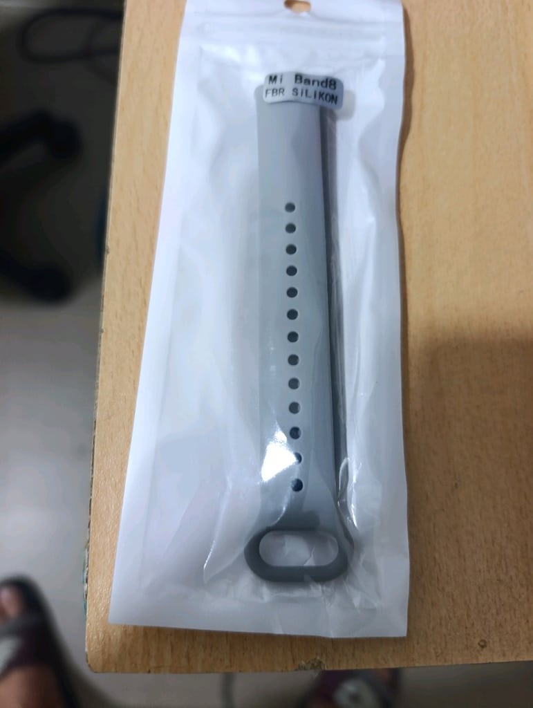 Xiaomi Mi Band 8- Mi Band 9 Silikon Gri Kordon Sıfır Ürün - 2