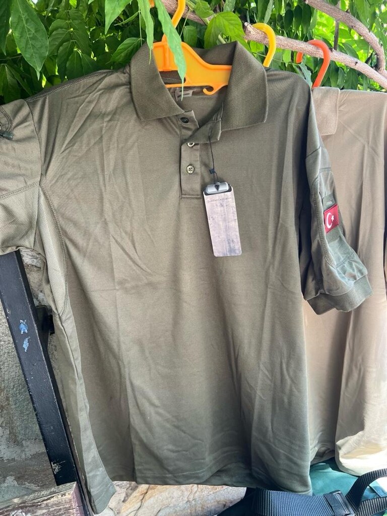 Polo yaka kısa kollu taktik tişört - 4