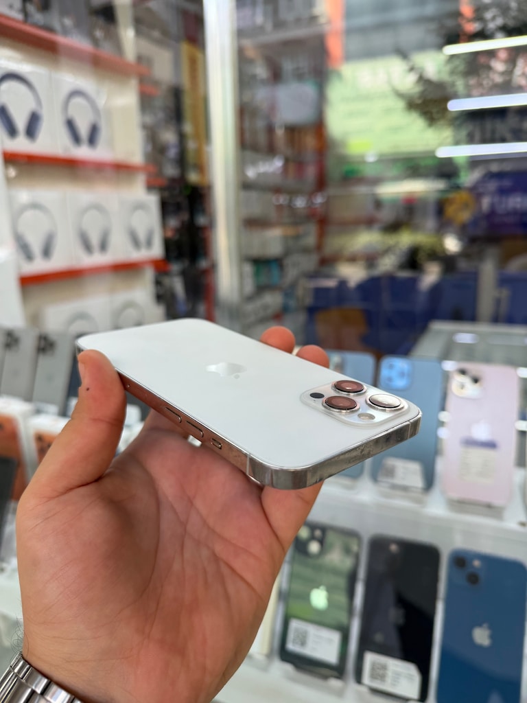 İPHONE 12 PRO MAX 128GB PİL%100 BEYAZ TR! - 5