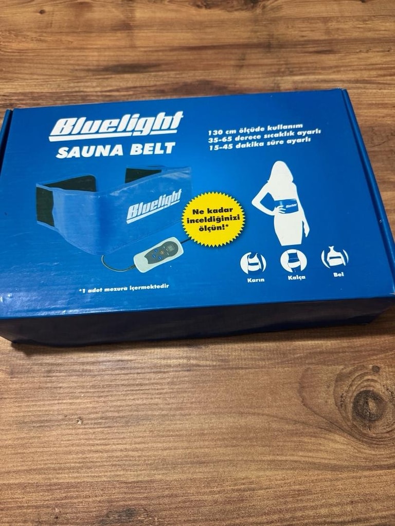 Bluelight Sauna Belt Termal Titreşimli Zayıflama Ve Masaj Kemeri - 11