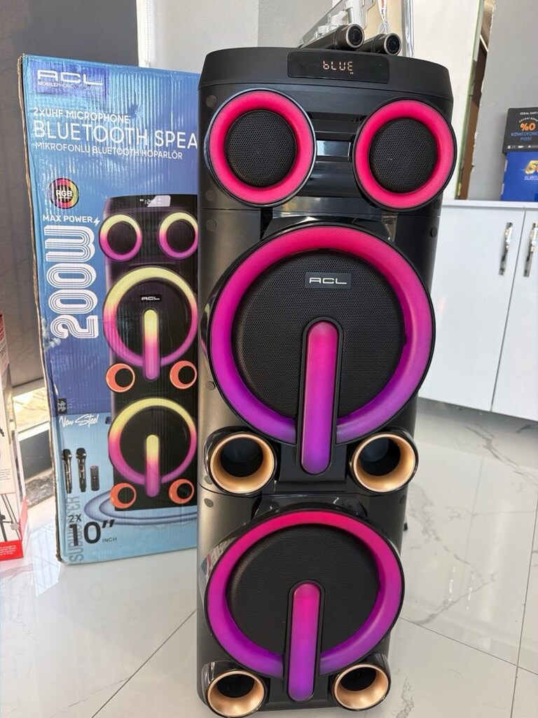 ACL 0172 200W ŞARJLI BÜYÜK BOY HOPARLÖR - 4