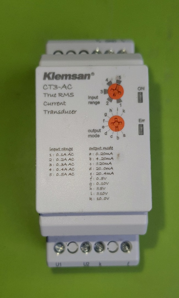 Klemsan 600100-CT3-AC gerçek rms akım trandüseri Sinyal Dönüştürücü - 6