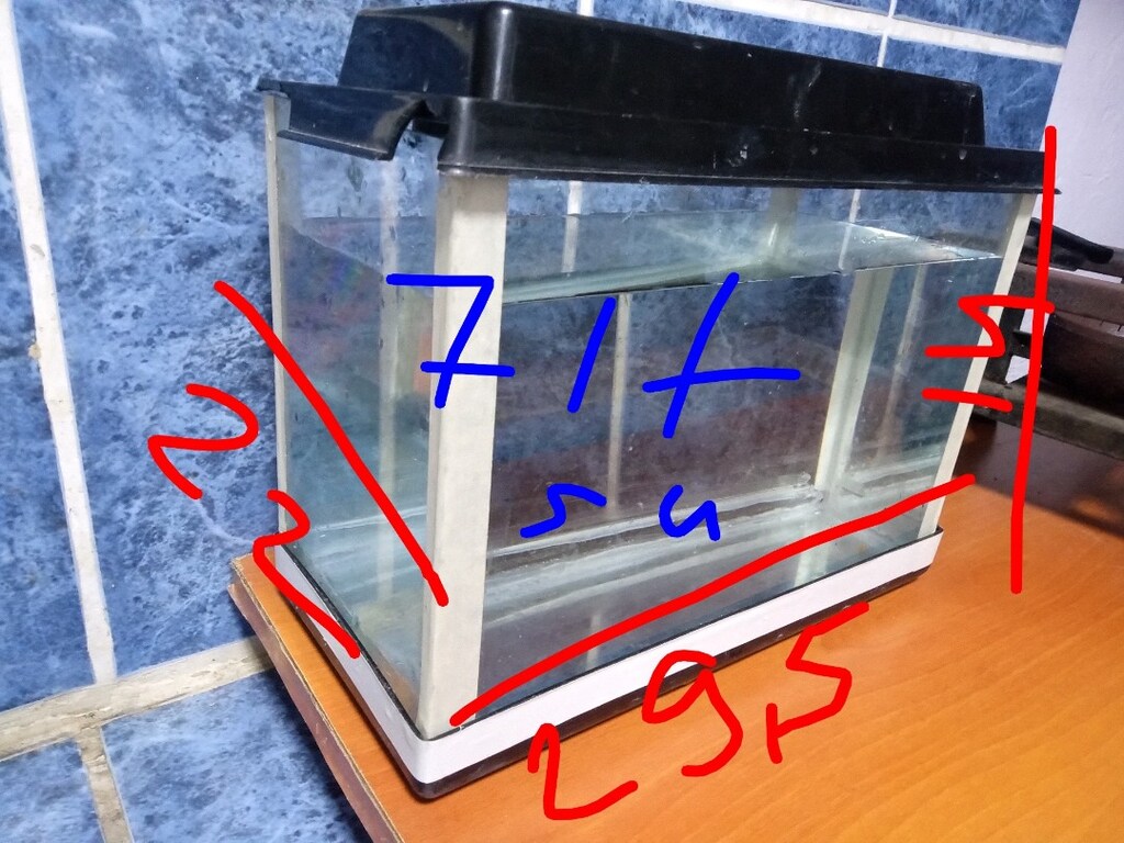 2 Adet Işıklı ve ışıksız Balık akvaryumu - 6
