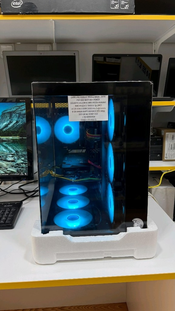 RYZEN 5 5600X 16 GB RAM 8 GB RTX 3050 BİLGİSAYAR KASASI - 5