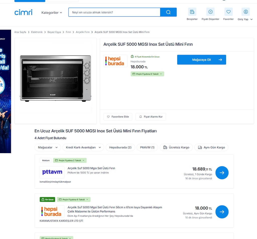 ARÇELİK SUF 5000 MGSI FIRIN - 2