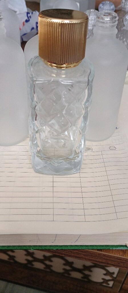 100 ml kristal desen parfüm şişesi boş - 2