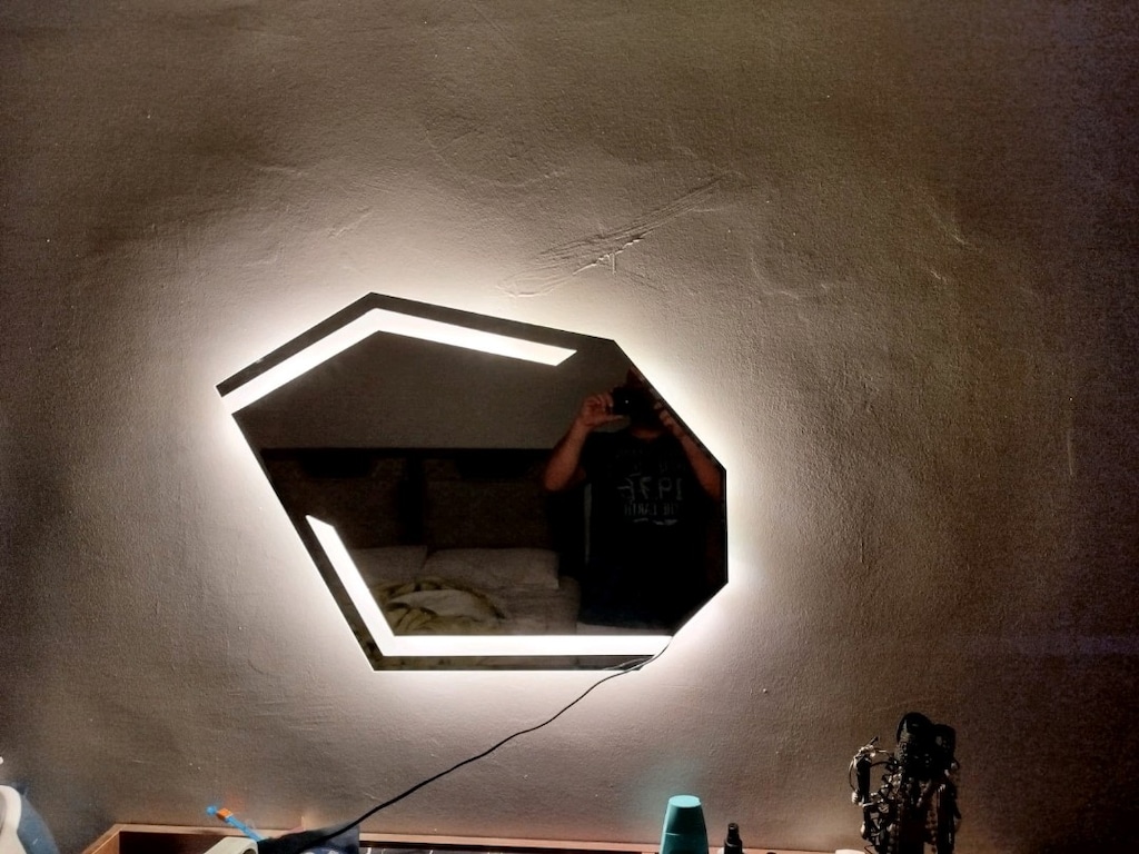 led ışıklı ayna - 15
