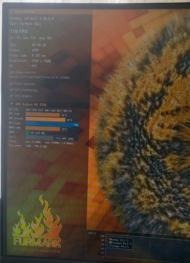MSI RX 5700 MECH GP OC 8 GB 256 Bit GDDR6 - 5