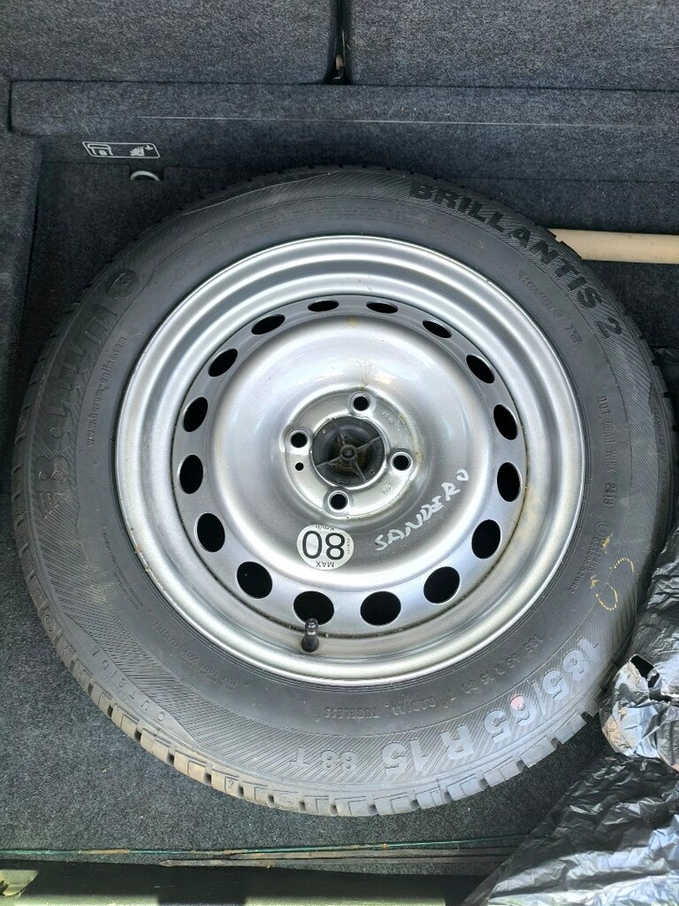 185/6515 / Clio 3 YEDEK LASTİK SIFIR HİC TAKILMADI - 2