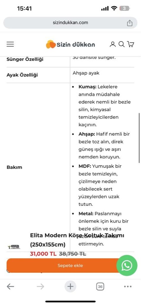 köşe koltuk sıfır ayarında - 13