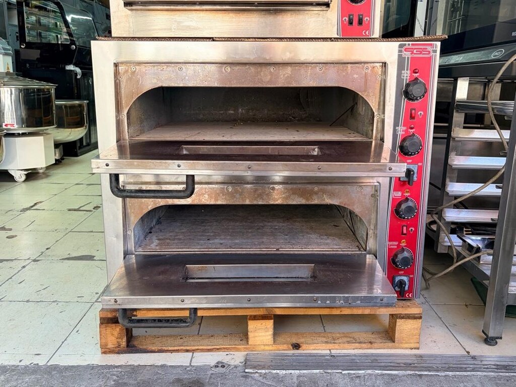 SGS 6868 Elektrikli Pizza Fırını / Çift Katlı Taş Tabanlı Fırın - 6