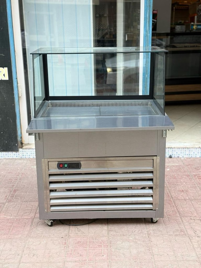 çiğ köfte dolabı çiğ köfte tezgahı çiğ köfte meze dolabı - 15