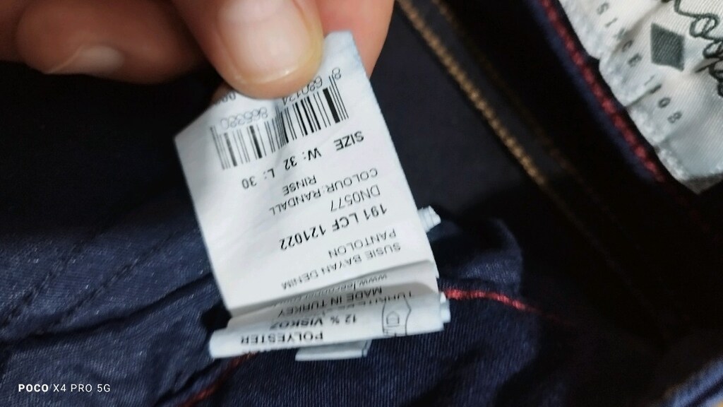 #Lee Cooper likralı jeans pantolon..Erkek de giyer.. - 5
