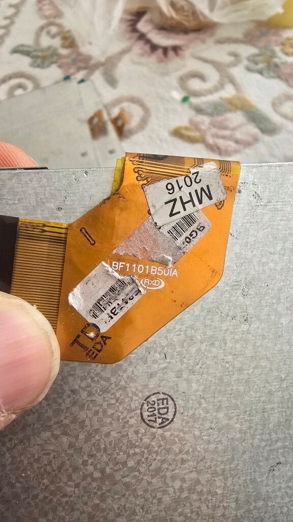 GB070ABA7 FPCA1XH kodlu tablet teyp multimedya üretim bandı ekranları - 2