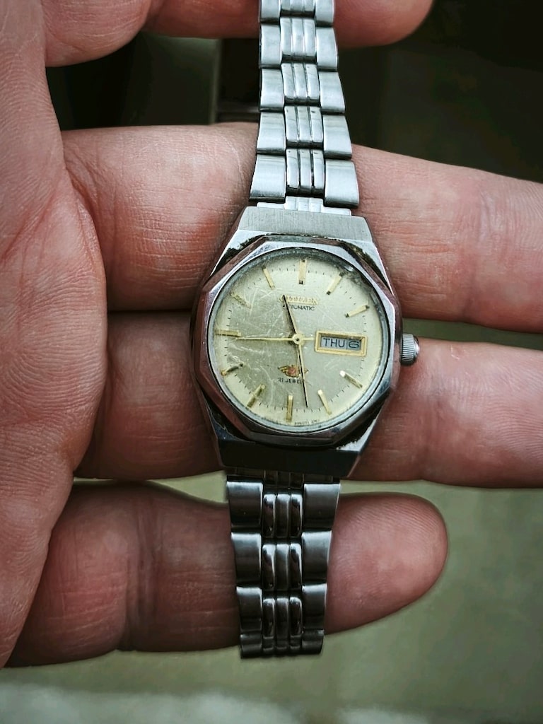 Orjinal citizen 1980 Lerden kalma aktif çalışır Otomatik kol saati - 9