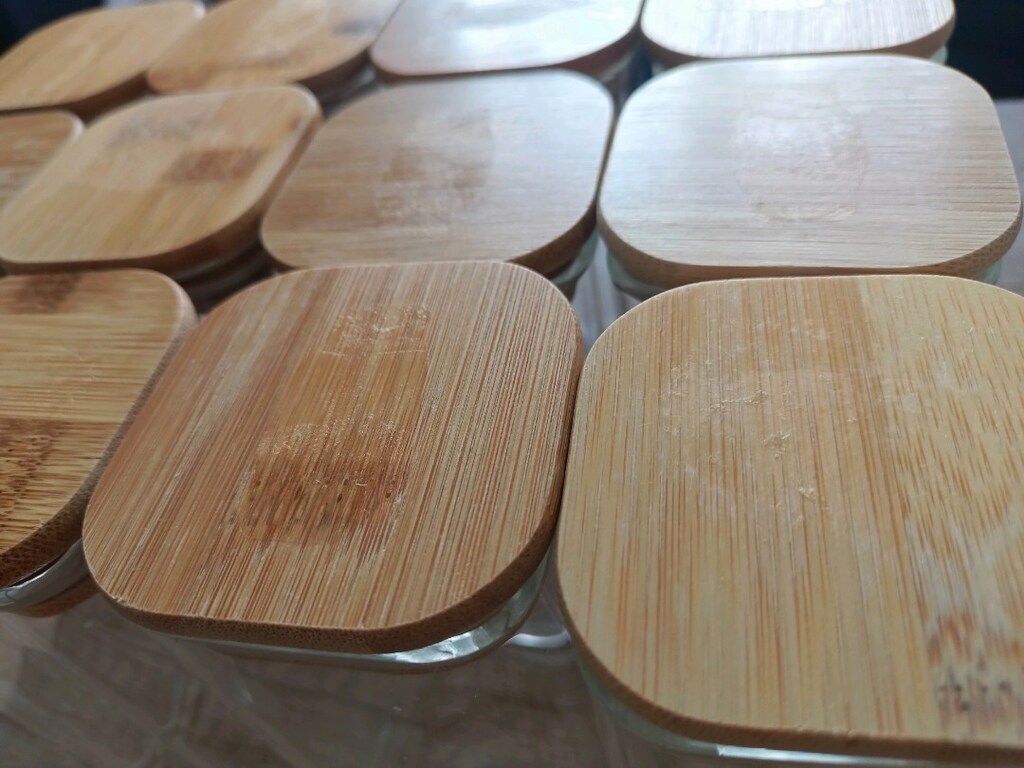 Bambu Kapaklı Baharatlık 22 adet (12+10) - 5