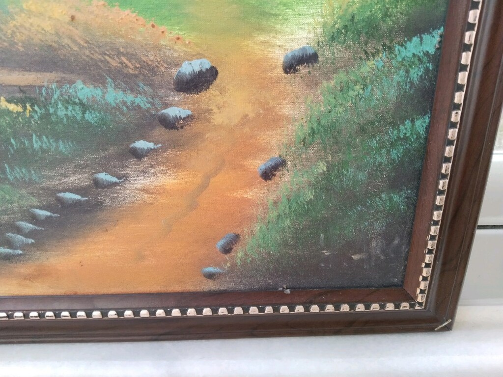 58x78 cm Kanvas Yağlı Boya Manzara Tablosu - 4