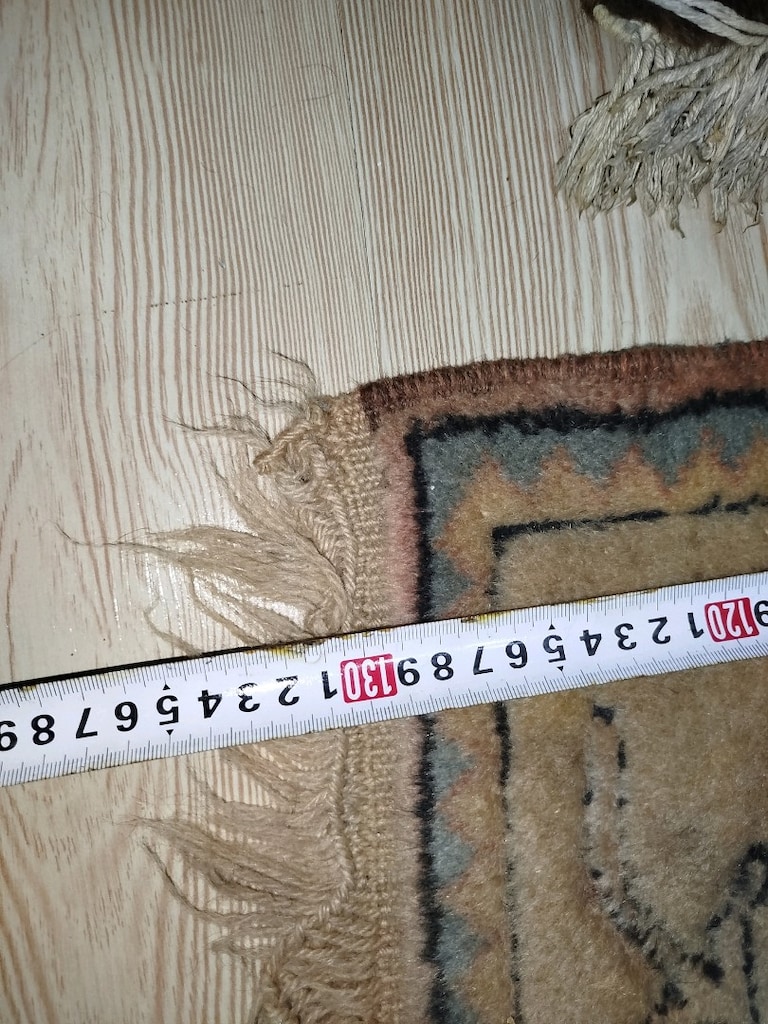2 adet Isparta halısı yün halı antika - 9