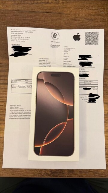 iPhone 16 Pro Max Çöl Titanyumu 256 gb