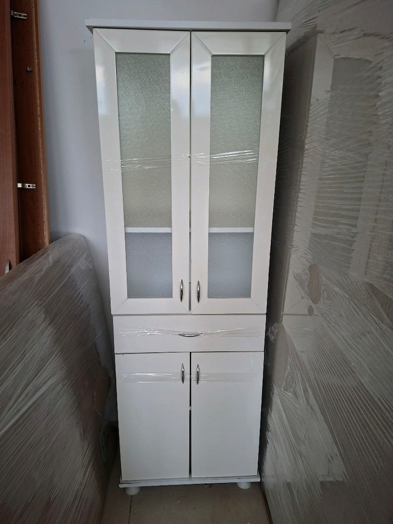 ÇİFT KAPAKLI RAFLI BANYO DOLABI - 7